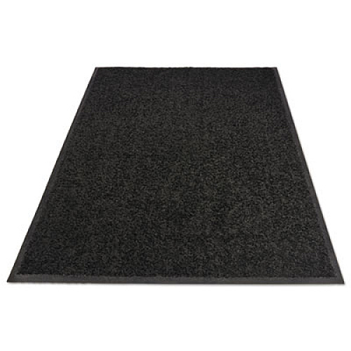 Guardian Platinum Series Walk-Off Indoor Wiper Mat, Rectangular, Black Carpeted Surface, 36" x 60" (94030535)