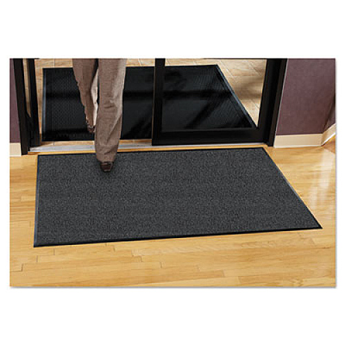 Guardian Platinum Series Walk-Off Indoor Wiper Mat, Rectangular, Gray Carpeted Surface, 48" x 72" (94040630)