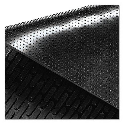 Guardian Clean Step Outdoor Rubber Scraper Mat, Polypropylene, 48 x 72, Black (14040600)
