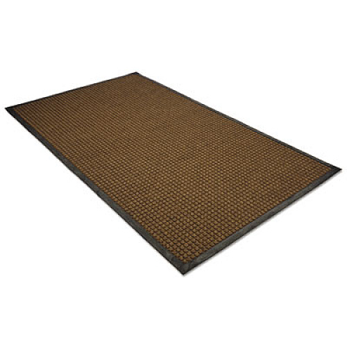 Guardian WaterGuard Indoor/Outdoor Scraper Mat, Rectangular, Brown Ridged Needle-Punch Surface, 36" x 60" (WG030514)
