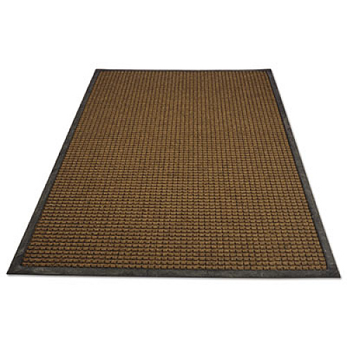 Guardian WaterGuard Indoor/Outdoor Scraper Mat, Rectangular, Brown Ridged Needle-Punch Surface, 36" x 60" (WG030514)