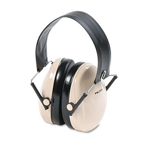 3M PELTOR OPTIME 95 Low-Profile Folding Ear Muff H6f/V, 21 dB, Beige/Black (H6FV)