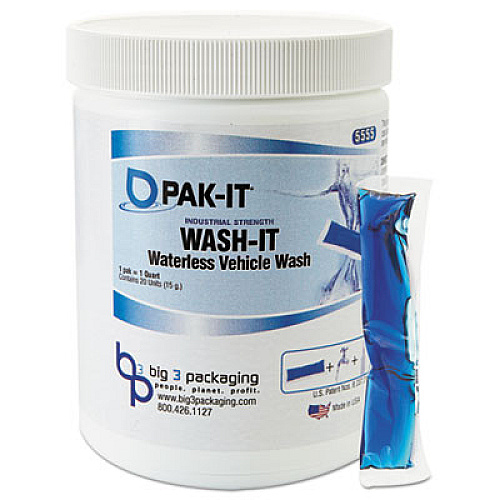 PAK-IT 555520002240 Wash-It Waterless Vehicle Wash