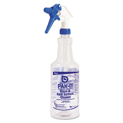 GLASS AND HARD-SURFACE CLEANER, PLEASANT SCENT, 20 PAK-ITS/JAR, 12 JARS/CARTON (5551202240CT)