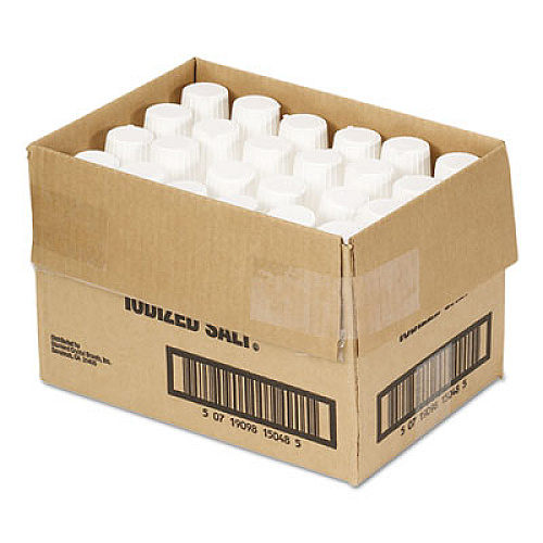 Diamond Crystal Classic White Disposable Salt Shakers, 4 oz, 48/Carton (15048)