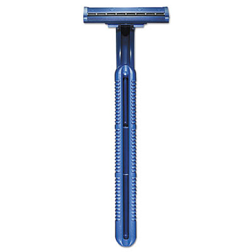 Gillette GoodNews Regular Disposable Razor, 2 Blades, Navy Blue, 10/Pack, 10 Pack/Carton (11004CT)