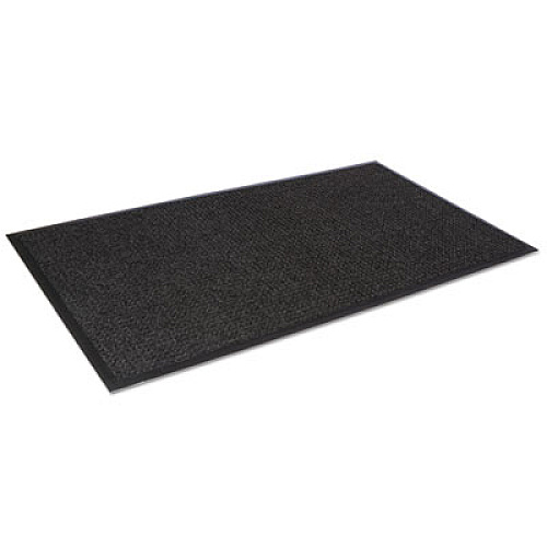 Crown Super-Soaker Wiper/Scraper Mat with Gripper Bottom, Rectangular, Charcoal Gray Loop Pile Surface, 24" x 36" (SSR023CH)