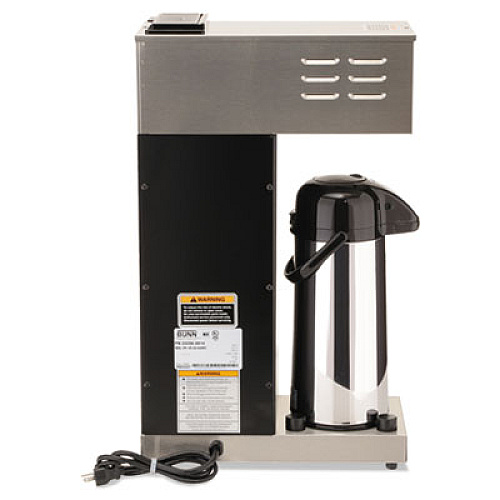BUNN VPR-APS Pourover Thermal Coffee Brewer with 2.2L Airpot, Stainless Steel, Black