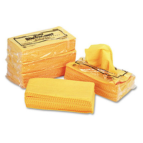 Chix Stretch 'n Dust Cloths, 23.25 x 24, Orange/Yellow, 20/Bag, 5 Bags/Carton (0416)