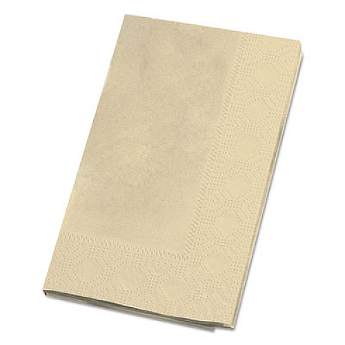 Hoffmaster Dinner Napkins, 2-Ply, 15 x 17, Ecru, 1,000/Carton (180517)