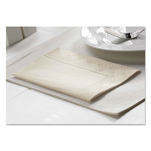 Hoffmaster Dinner Napkins, 2-Ply, 15 x 17, White, 1,000/Carton (180500)
