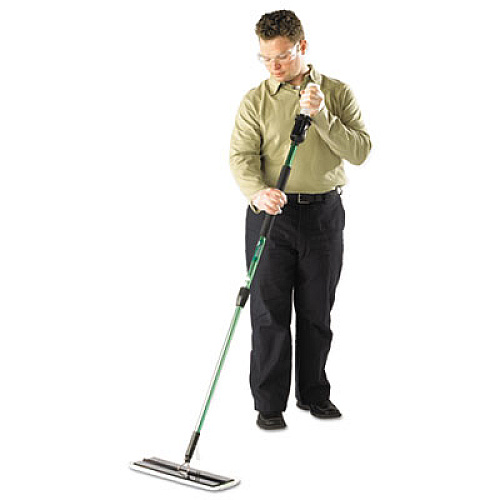 3M Easy Scrub Flat Mop Tool, 16 x 5 Head, 38" to 59.5" Green Aluminum Handle (59051)