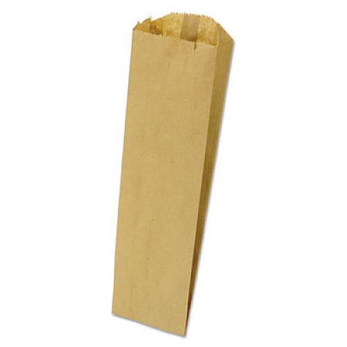 General Grocery Paper Bags for Liquor Takeout, Pint Size, 35# Basis Weight, 3.75" x 2.25" x 11.25", Kraft, 500/Bundle (LQPINT500)