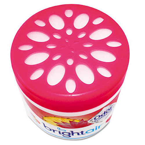BRIGHT Air Super Odor Eliminator, Island Nectar and Pineapple, Pink, 14 oz Jar (900114EA)