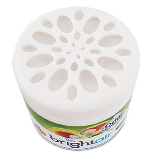 BRIGHT Air Super Odor Eliminator, White Peach and Citrus, 14 oz Jar (900133)