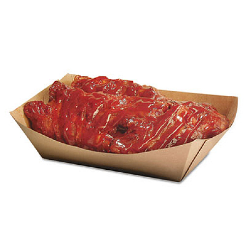 Bagcraft ECOCRAFT FOOD TRAYS, 5 LB CAPACITY, BROWN, 500/CARTON (300700)