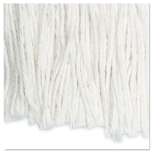 Boardwalk Cut-End Wet Mop Head, Rayon, #24, White (2024REA)