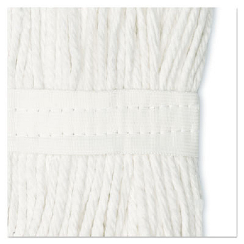 Boardwalk Cut-End Wet Mop Head, Cotton, #24, White (2024CEA)