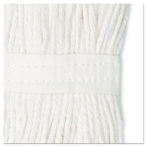 Boardwalk Cut-End Wet Mop Head, Cotton, White, #20, 12/Carton (2020CCT)