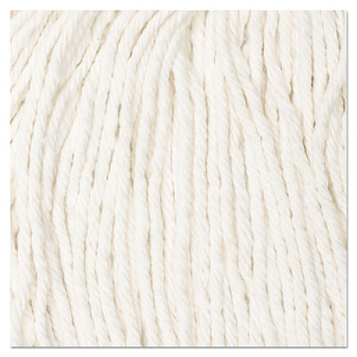 Boardwalk Cut-End Wet Mop Head, Rayon, #24, White, 12/Carton (2024RCT)