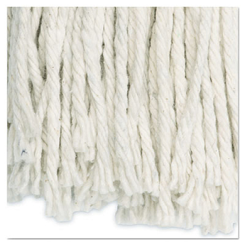 Boardwalk Cut-End Wet Mop Head, Cotton, #16, White, 12/Carton (2016CCT)