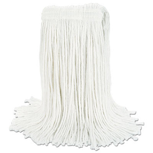 Boardwalk Cut-End Wet Mop Head, Rayon, #24, White (2024REA)