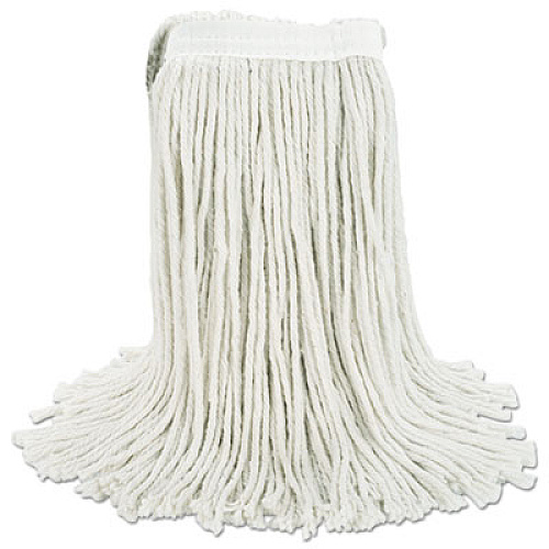 Boardwalk Cut-End Wet Mop Head, Cotton, #16, White, 12/Carton (2016CCT)