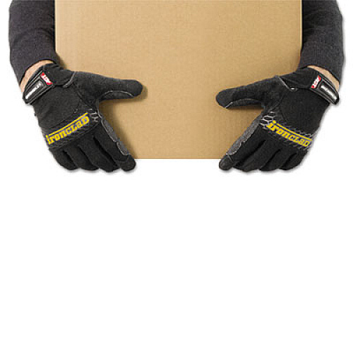 Ironclad Box Handler Gloves, EN388: 3131, 9" Long, Medium, Black, Pair (BHG03M)