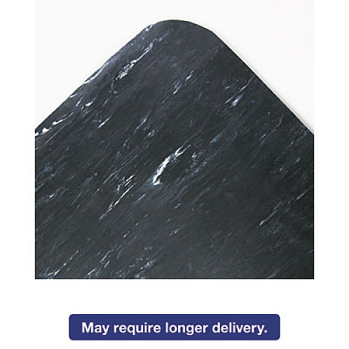 Crown Cushion-Step Surface Mat, Rectangular, Black Cushion Step Surface, 36" x 60" (CU3660SB)