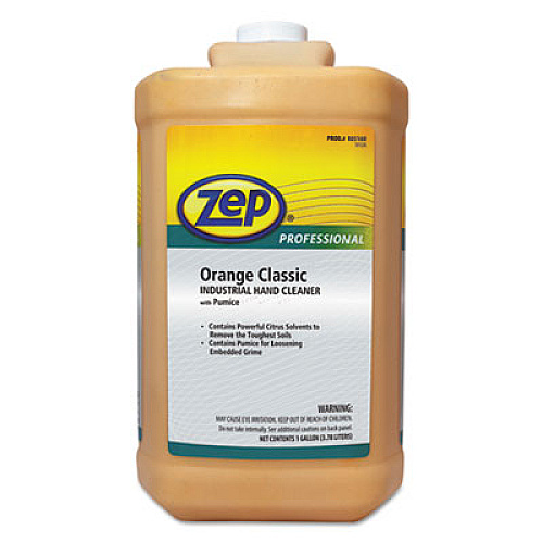 Zep Professional Industrial Hand Cleaner, Orange Scent, 1 gal, 4/Carton (1046475)