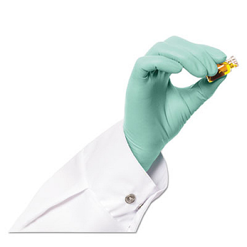 Medline Professional Latex Exam Gloves with Aloe, X-Large, Green, 90/Box (PRO31794)