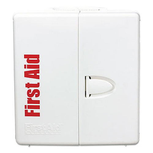 First Aid Only ANSI 2021 SmartCompliance General Business First Aid Station for 50 People, with Medication, 242 Pieces, Plastic Case (90608021)
