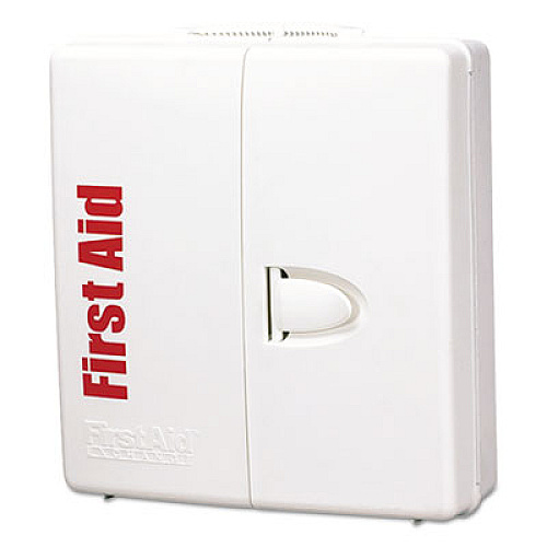 First Aid Only ANSI 2021 SmartCompliance General Business First Aid Station for 50 People, with Medication, 242 Pieces, Plastic Case (90608021)
