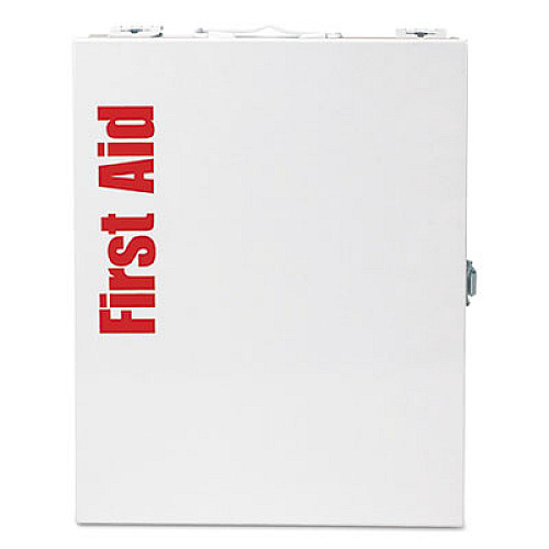 First Aid Only ANSI 2021 SmartCompliance General Business First Aid Station for 25 People, without Medication, 94 Pieces, Metal Case (90578021)