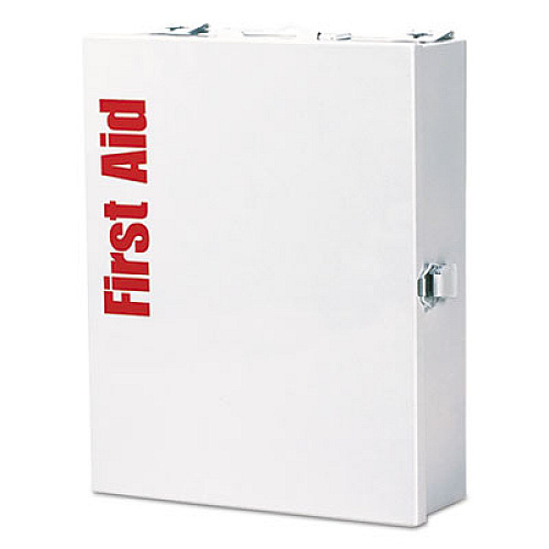 First Aid Only ANSI 2021 SmartCompliance General Business First Aid Station for 25 People, without Medication, 94 Pieces, Metal Case (90578021)