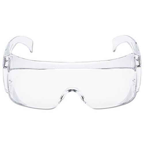 3M Tour-Guard V Protective Eyewear, Wall-Mount Dispenser Box, Frameless OTG, Clear Single Lens, 20/Box (TGV0120)