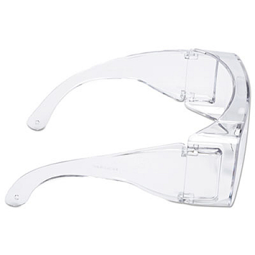 3M Tour-Guard V Protective Eyewear, Wall-Mount Dispenser Box, Frameless OTG, Clear Single Lens, 20/Box (TGV0120)