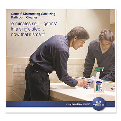 Comet DISINFECTING-SANITIZING BATHROOM CLEANER, 32 OZ TRIGGER BOTTLE (22569EA)
