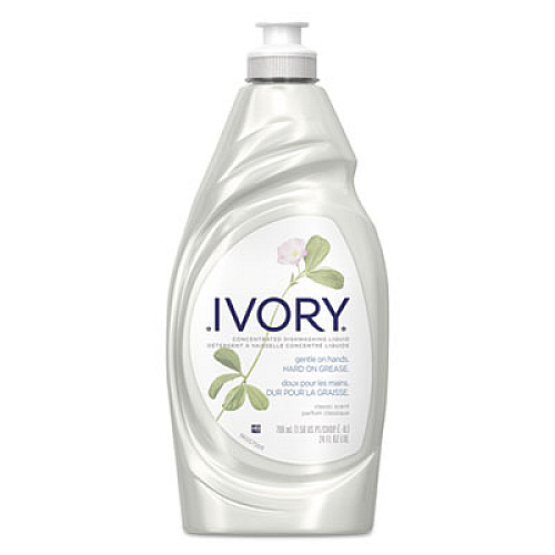 Ivory Dish Detergent, Classic Scent, 24 oz Bottle, 10/Carton (25574)
