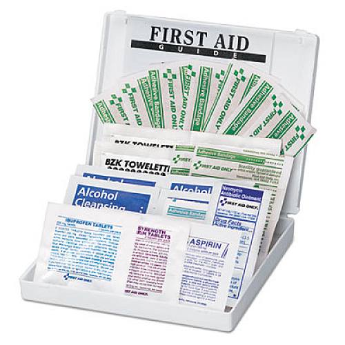 First Aid Only All-Purpose First Aid Kit, 34 Pieces, Plastic Case (112)