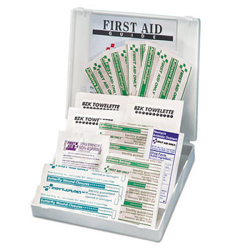 First Aid Only All-Purpose First Aid Kit, 21 Pieces, Plastic Case (110)