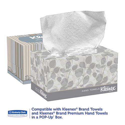 Kleenex Folded Towel Dispenser, 10.4 x 6.1 x 5.4, Stainless Steel (09924)