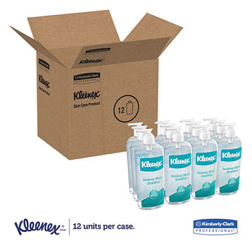 Kleenex Instant Liquid Hand Sanitizer, 8 oz, Pump Bottle, Sweet Citrus Scent, 12/Carton (93060CT)