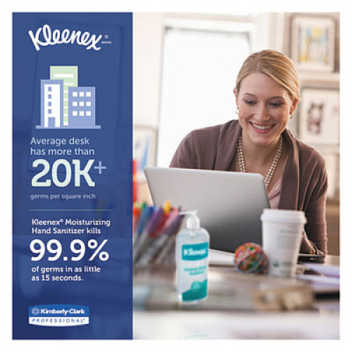 Kleenex Instant Liquid Hand Sanitizer, 8 oz, Pump Bottle, Sweet Citrus Scent, 12/Carton (93060CT)