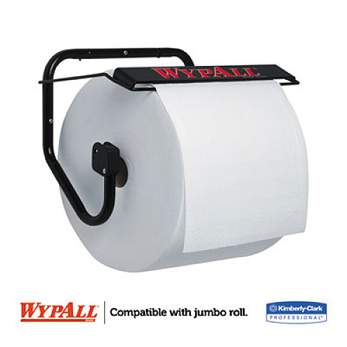 WypAll Jumbo Roll Dispenser, 16.8 x 8.8 x 10.8, Black (80579)