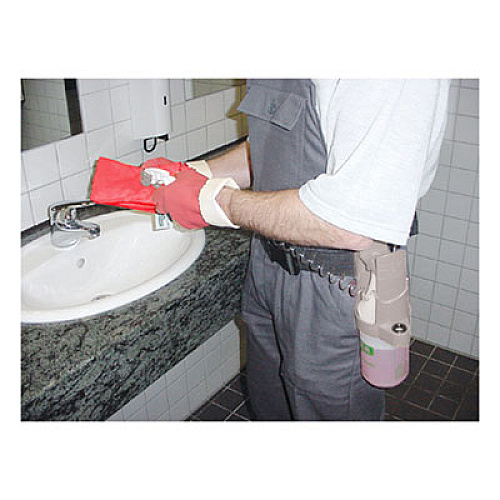 Unger Sprayer-on-a-Belt Spray Bottle Kit, 33 oz, Gray/White/Translucent (SOABG)