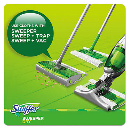 Swiffer Dry Refill Cloths, White, 10 2/5" x 8", 37/Box, 4 Box/Carton (82822CT)