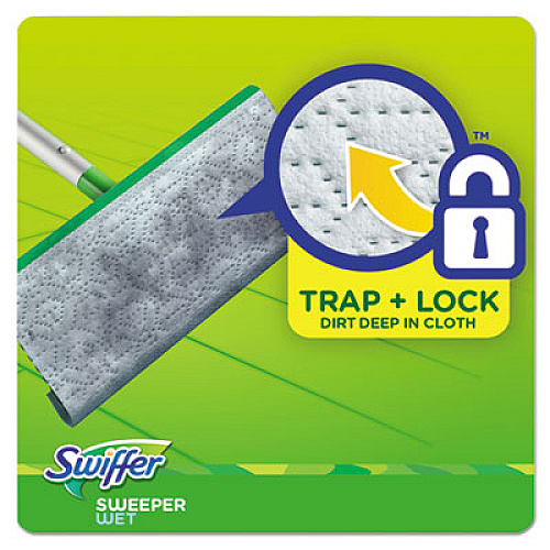 Swiffer Wet Refill Cloths, Open Window Fresh, Cloth, White, 10 x 8, 28/Box, 6 Boxes/Carton (82856)