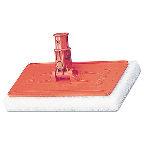 3M Doodlebug Threaded Pad Holder Kit, 4.63 x 10, Orange, 4/Carton (08542)