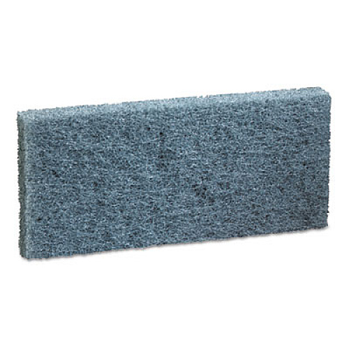 Boardwalk Medium-Duty Scour Pad, 10 x 4.63, Blue, 20/Carton (BWK402)